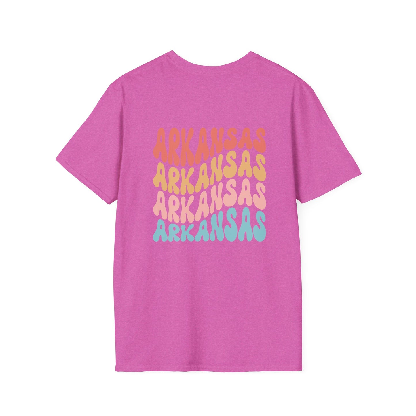 Retro Weekend Warrior Arkansas Softstyle T-Shirt,  Trendy Graphic Tee