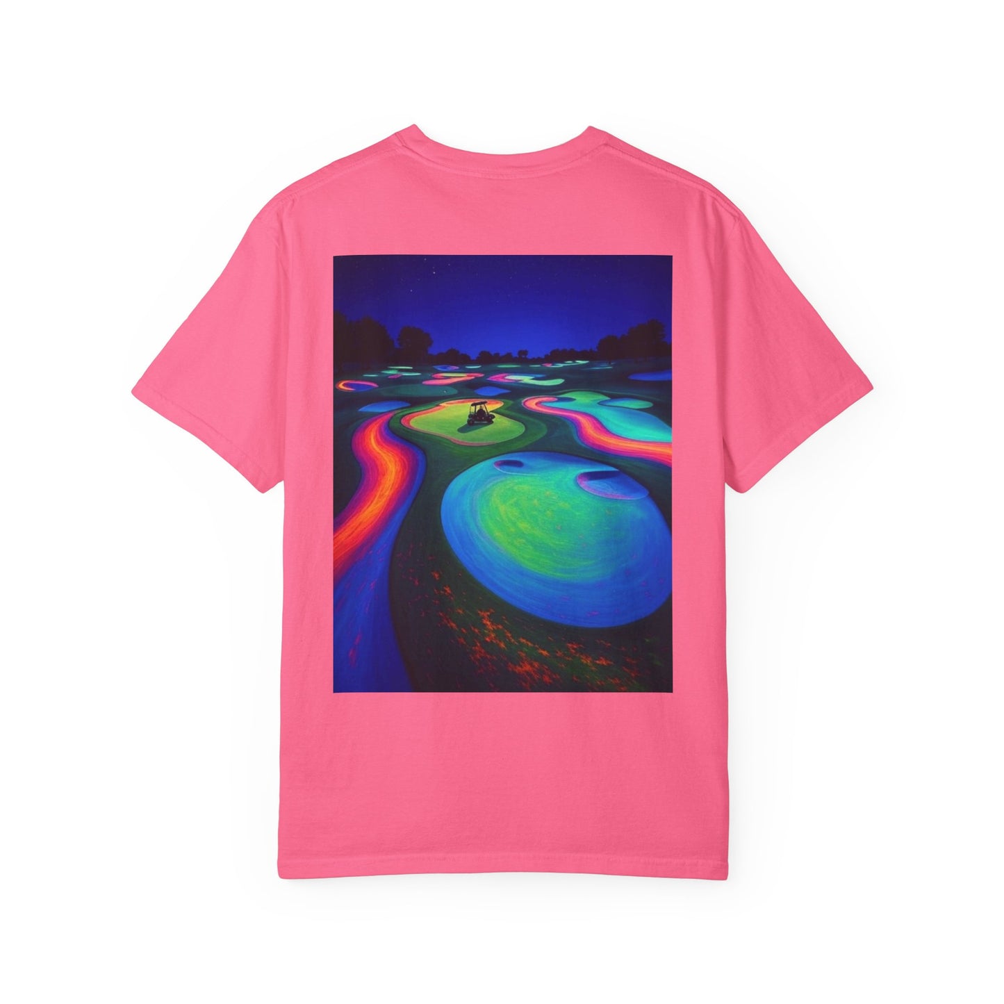 Weekend Warrior Drippy Psychedelic Golf T-Shirt, Unisex Graphic Tee