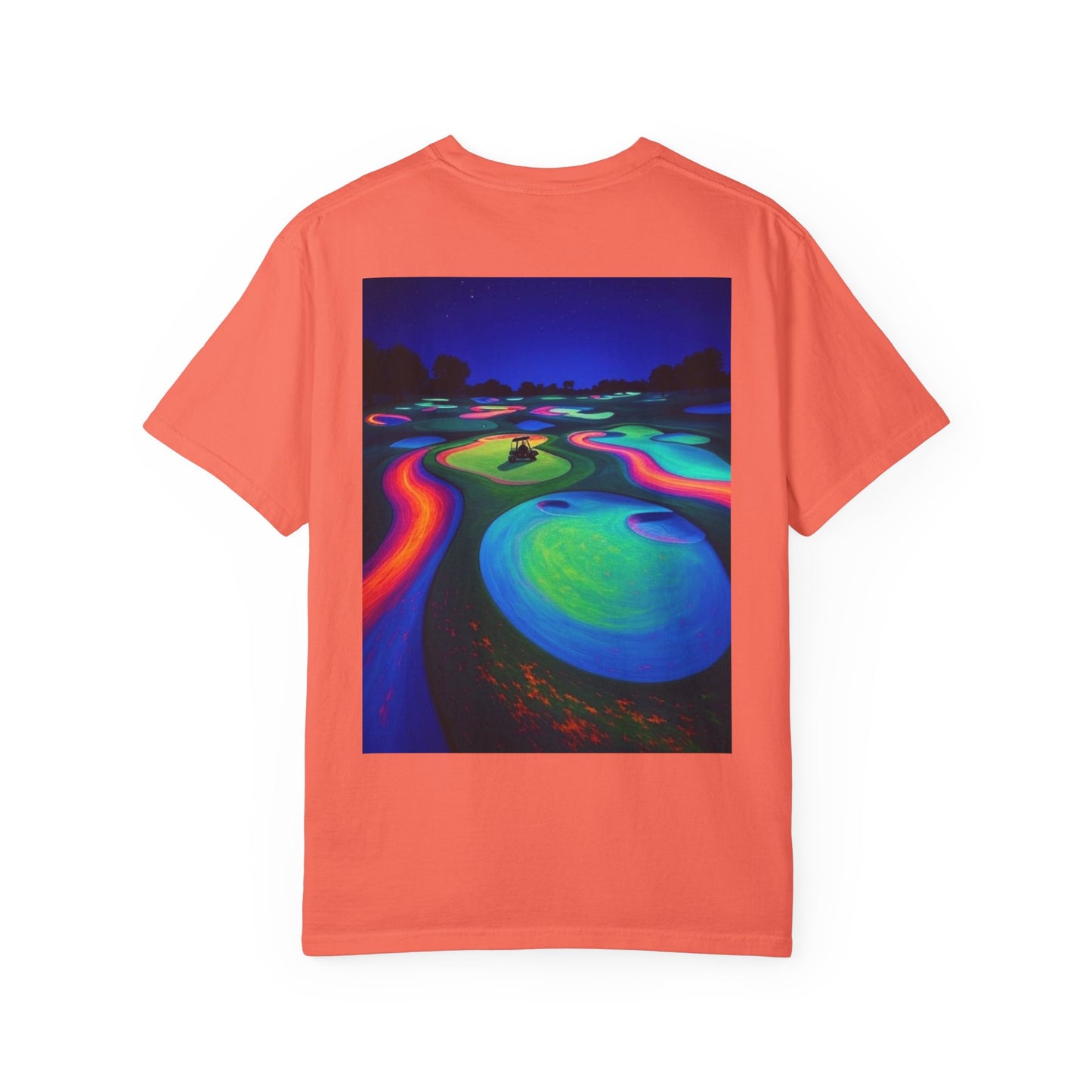 Weekend Warrior Drippy Psychedelic Golf T-Shirt, Unisex Graphic Tee
