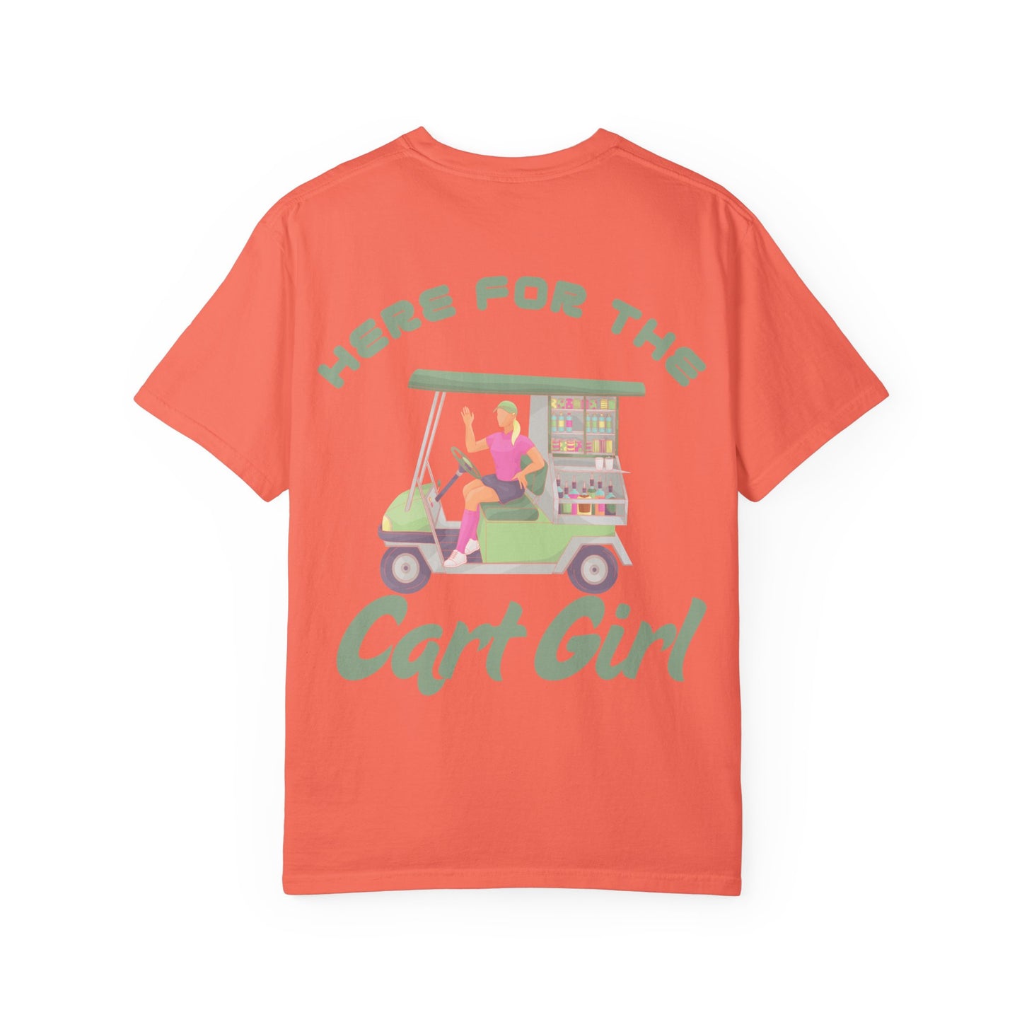 “Here For The Cart Girl” Men’s T Shirt, Men’s Golf Apparel, Men’s Golf T-Shirt, Weekend Warrior Golf Co., Weekend Warrior Golf Apparel