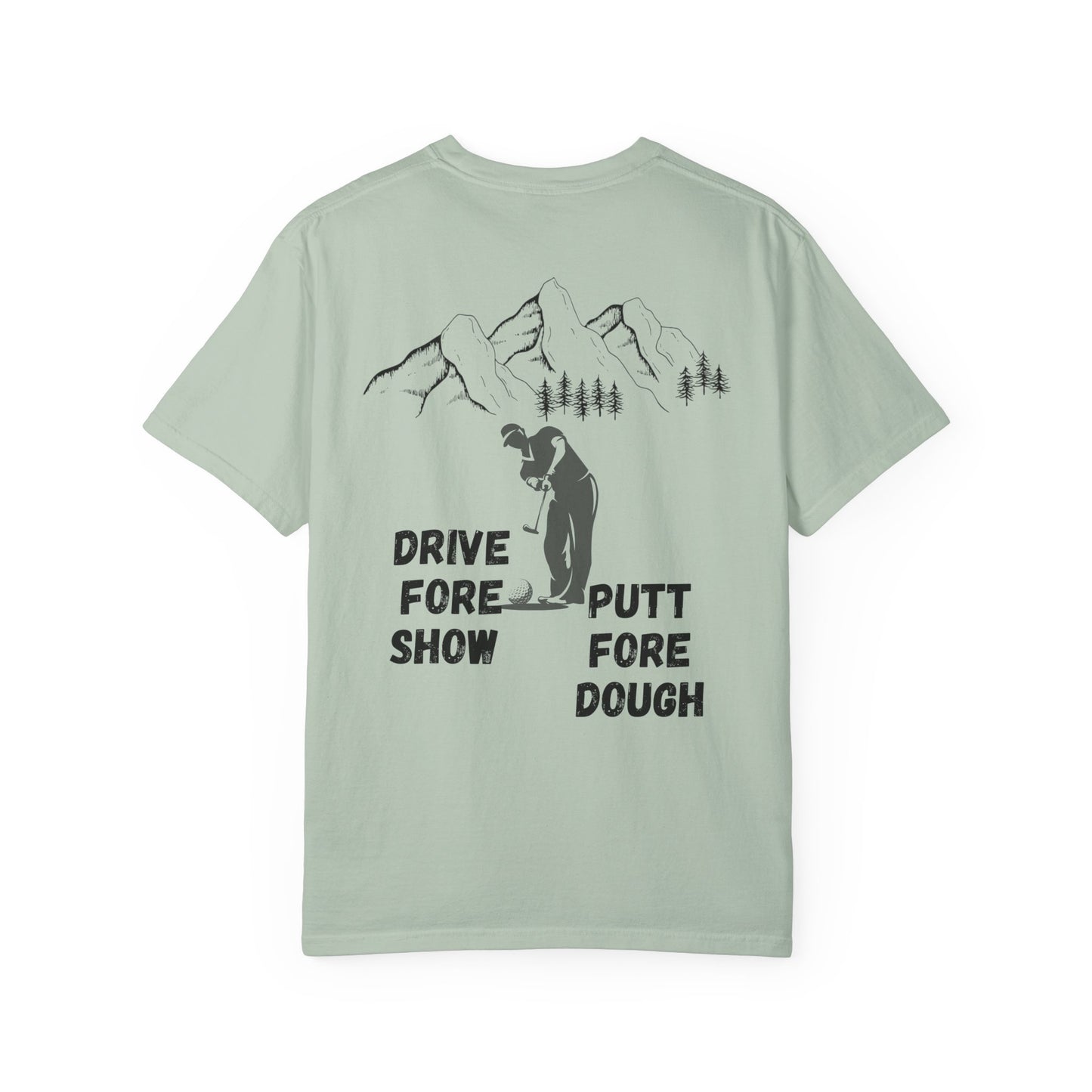 Weekend Warrior “Drive Fore Show” Men’s T Shirt, Men’s Golf Apparel, Men’s Golf T-Shirt, Weekend Warrior Golf Co., Weekend Warrior Golf Apparel