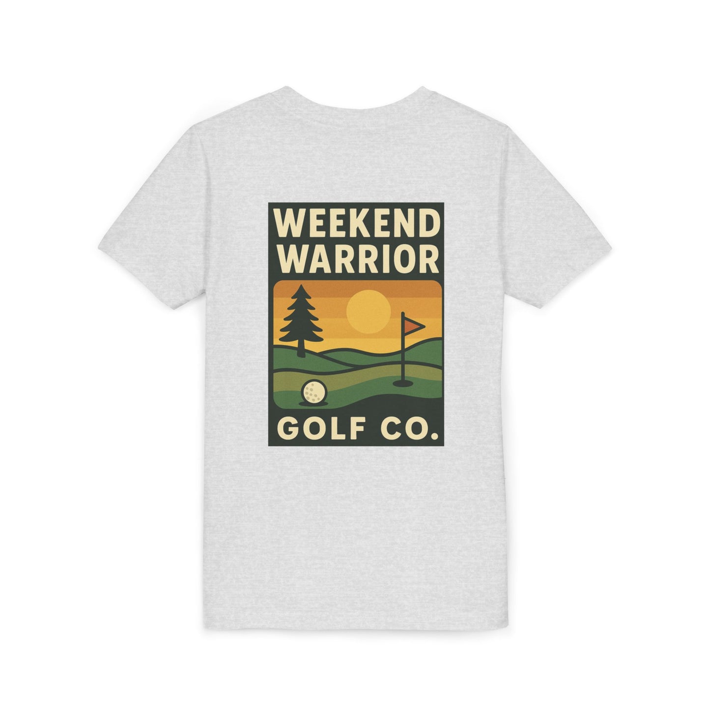 Weekend Warrior Kids Graphic Tee, Back to School, Kids Golfing Shirt