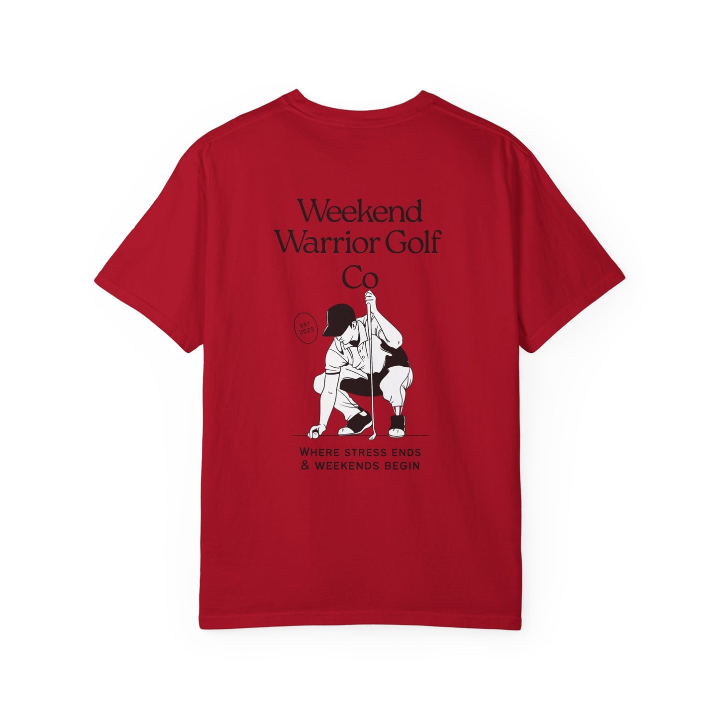 Weekend Warrior Golf Co – Casual Golf Gift for Him – Men’s Golf T-Shirt – Golf Apparel for Weekend Players