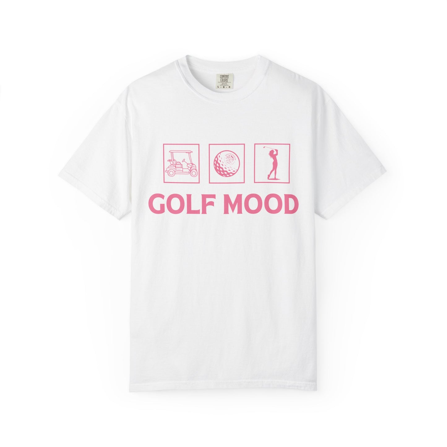 Weekend Warrior “Golf Mood” Women’s Tee, Cute Golfer T-shirt, Sporty Style, Women's Golf Apparel