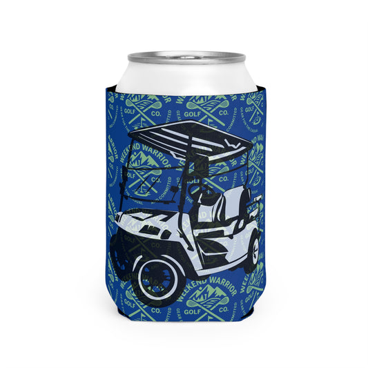Golf Koozie – Weekend Warrior Golf Co – Can Cooler for Golfers – Beer and Golf Gift – Weekend Vibes