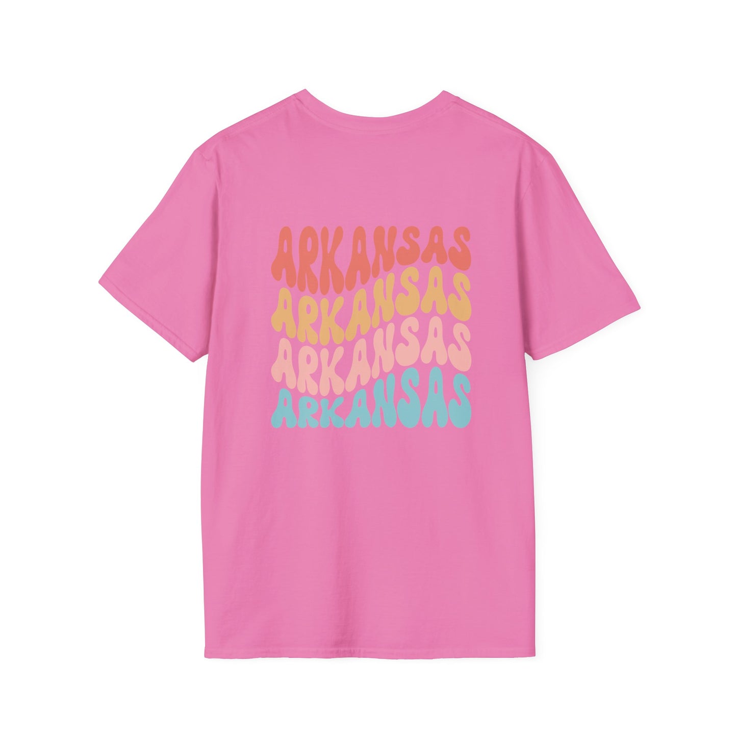 Retro Weekend Warrior Arkansas Softstyle T-Shirt,  Trendy Graphic Tee