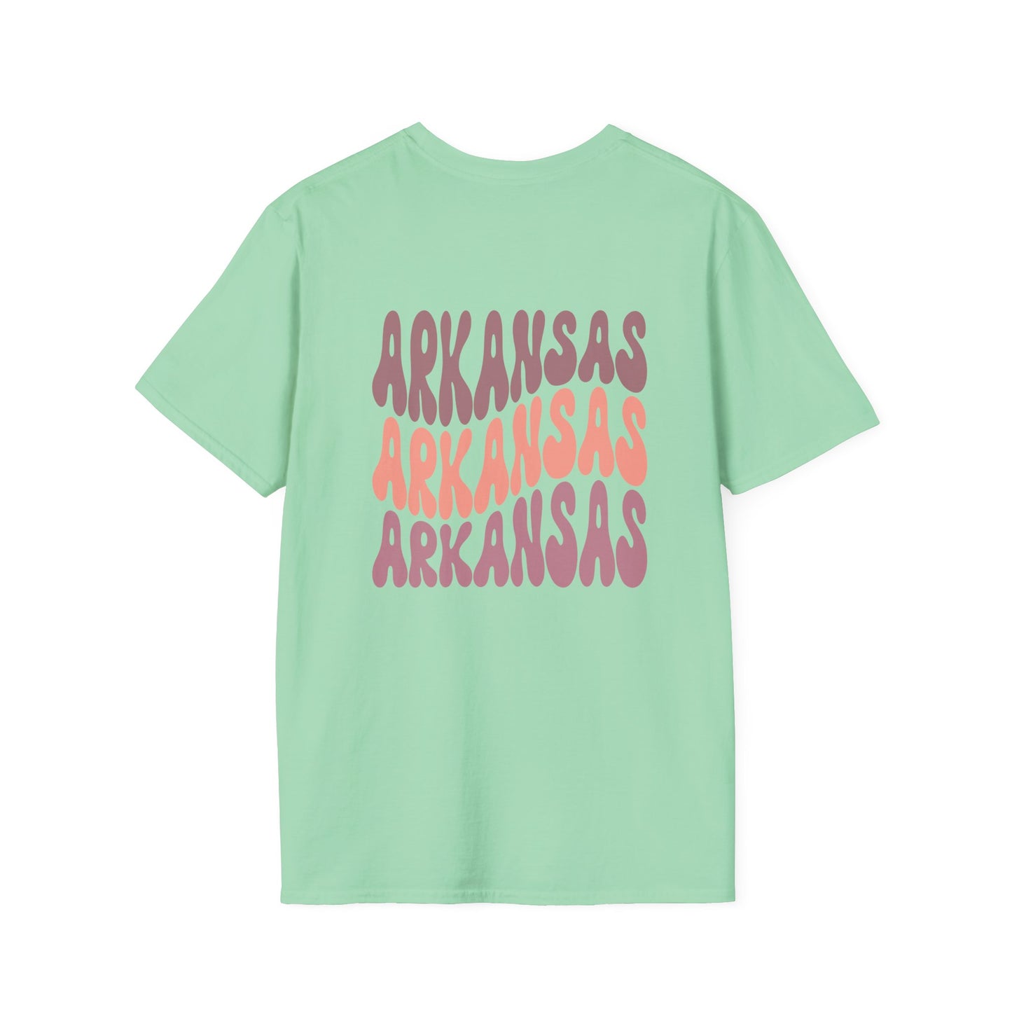 Retro Weekend Warrior Arkansas Softstyle T-Shirt