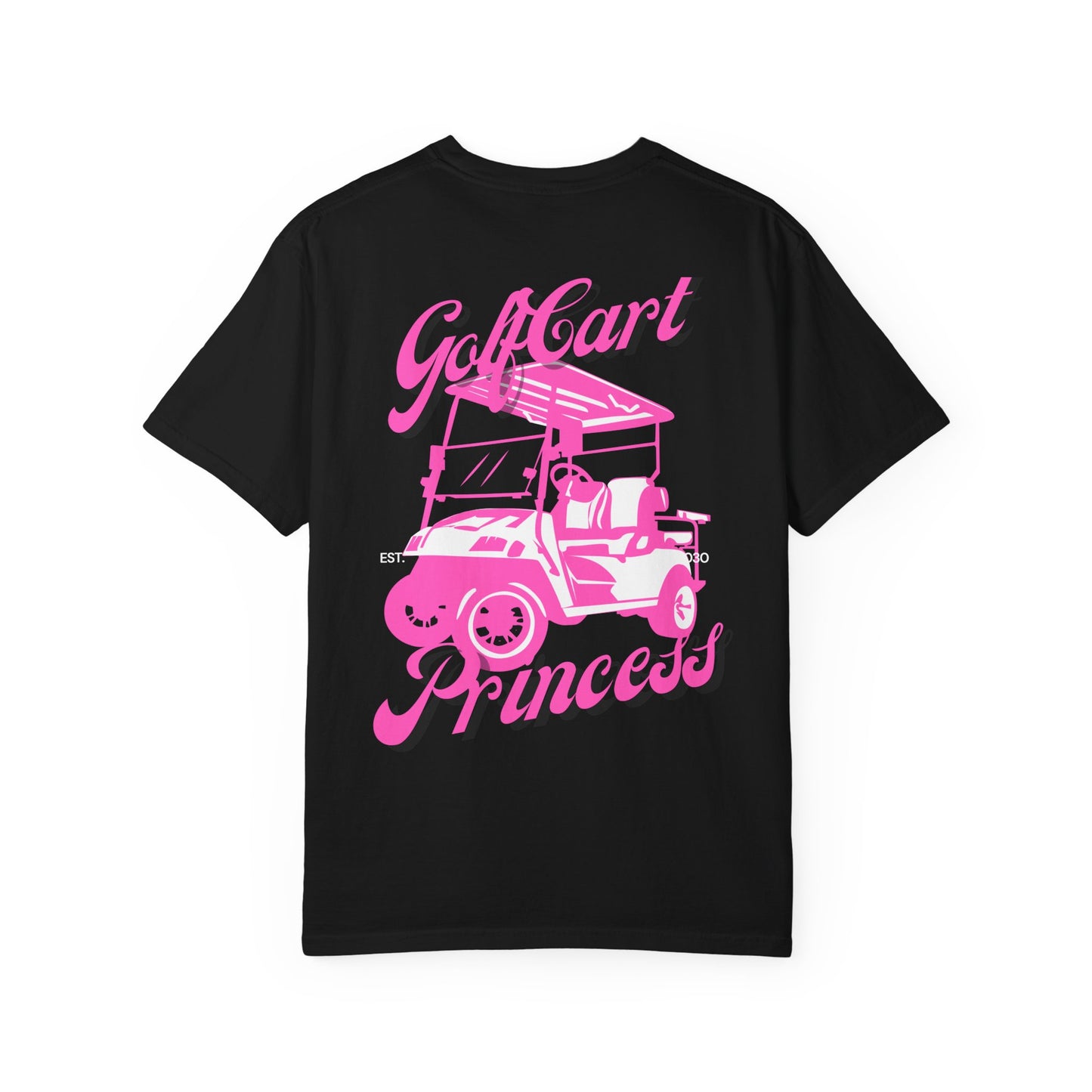 Weekend Warrior “Golf Cart Princess” Women’s Tee, Cute Golfer T-shirt, Sporty Style, Women's Golf Apparel