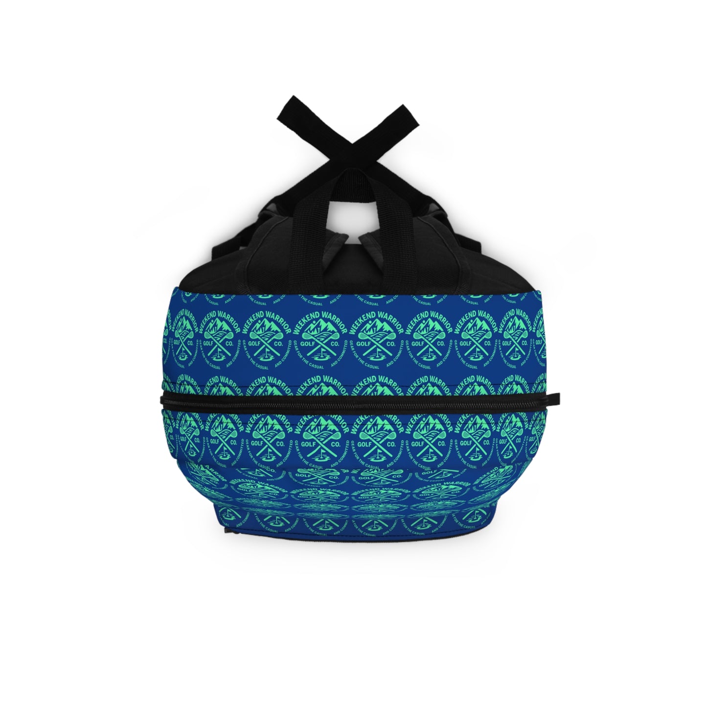 Weekend Warrior Golf Cart Pattern Backpack - Stylish School Bag, Travel Backpack