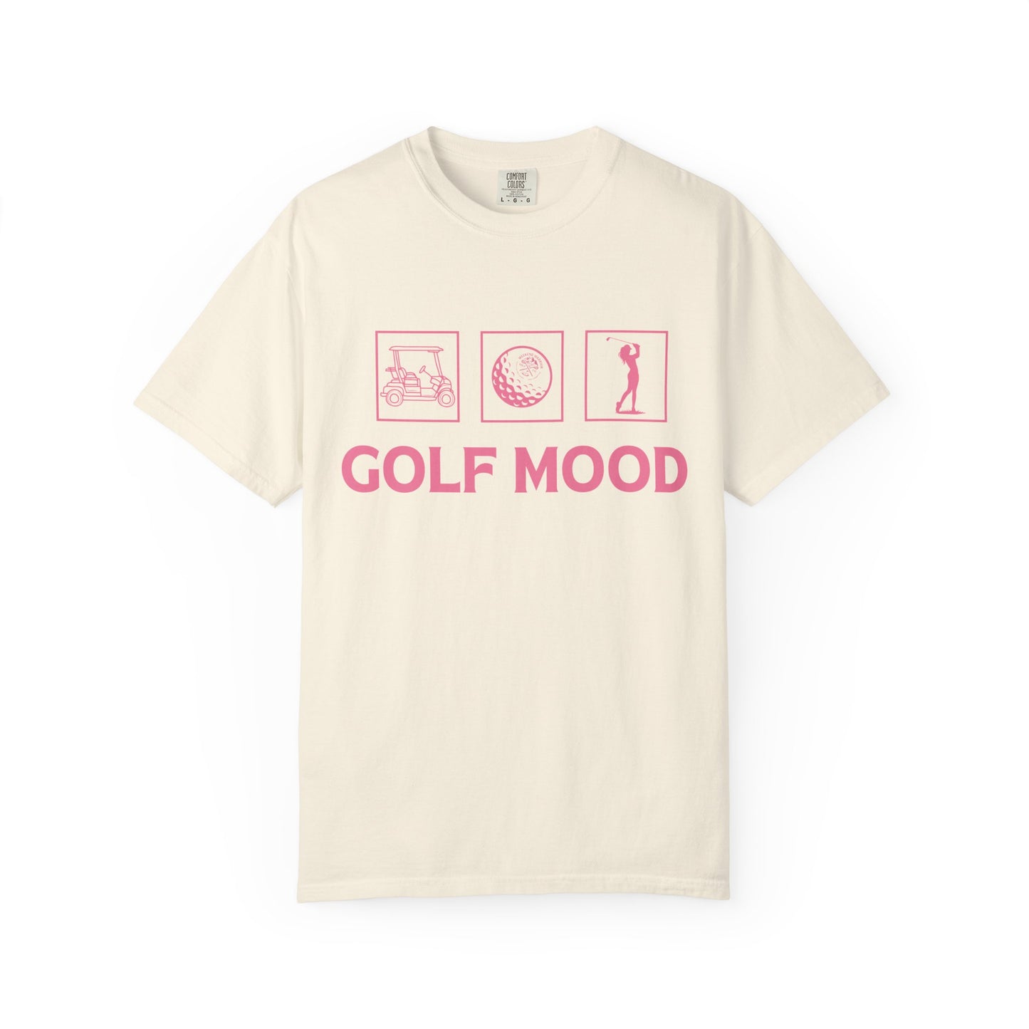 Weekend Warrior “Golf Mood” Women’s Tee, Cute Golfer T-shirt, Sporty Style, Women's Golf Apparel