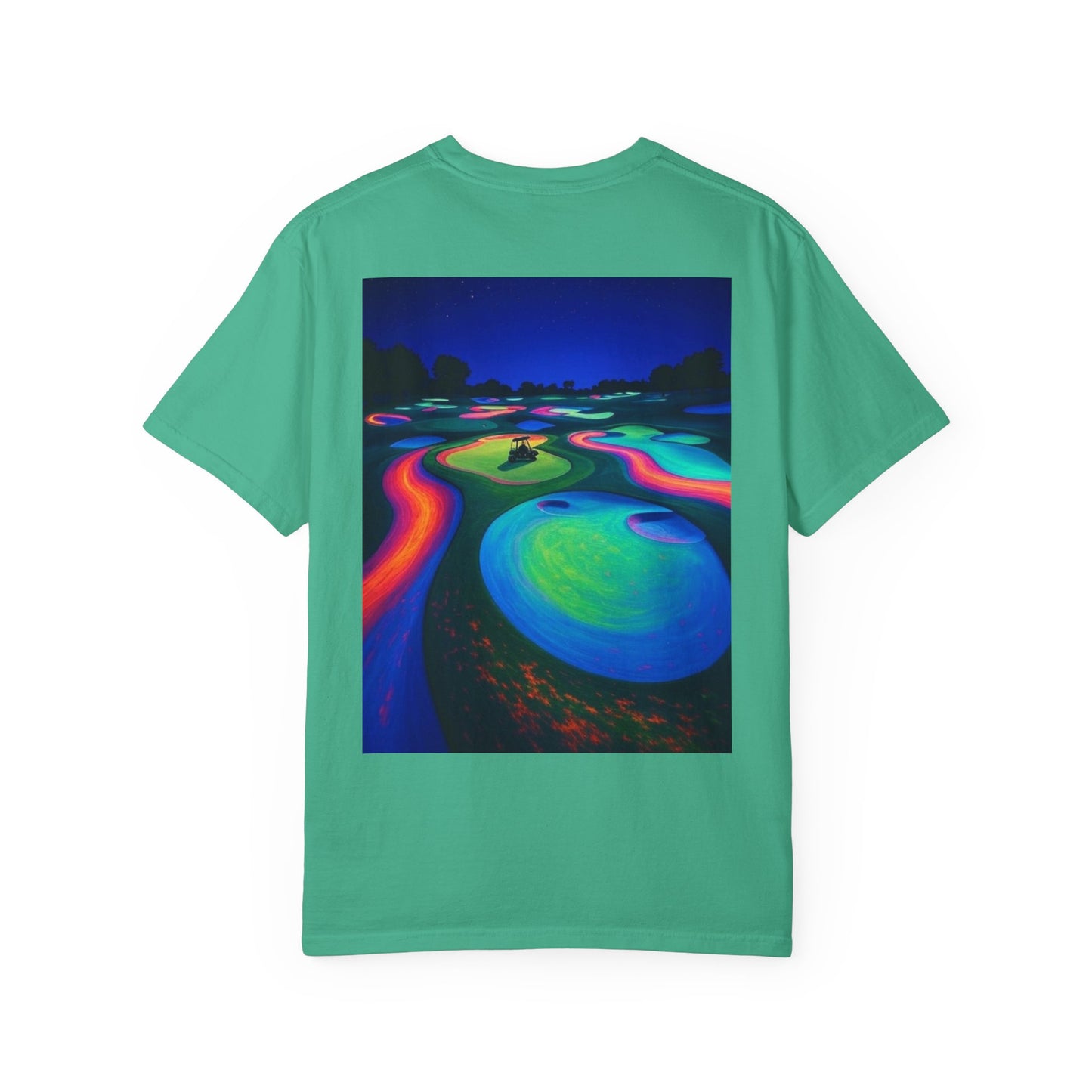Weekend Warrior Drippy Psychedelic Golf T-Shirt, Unisex Graphic Tee