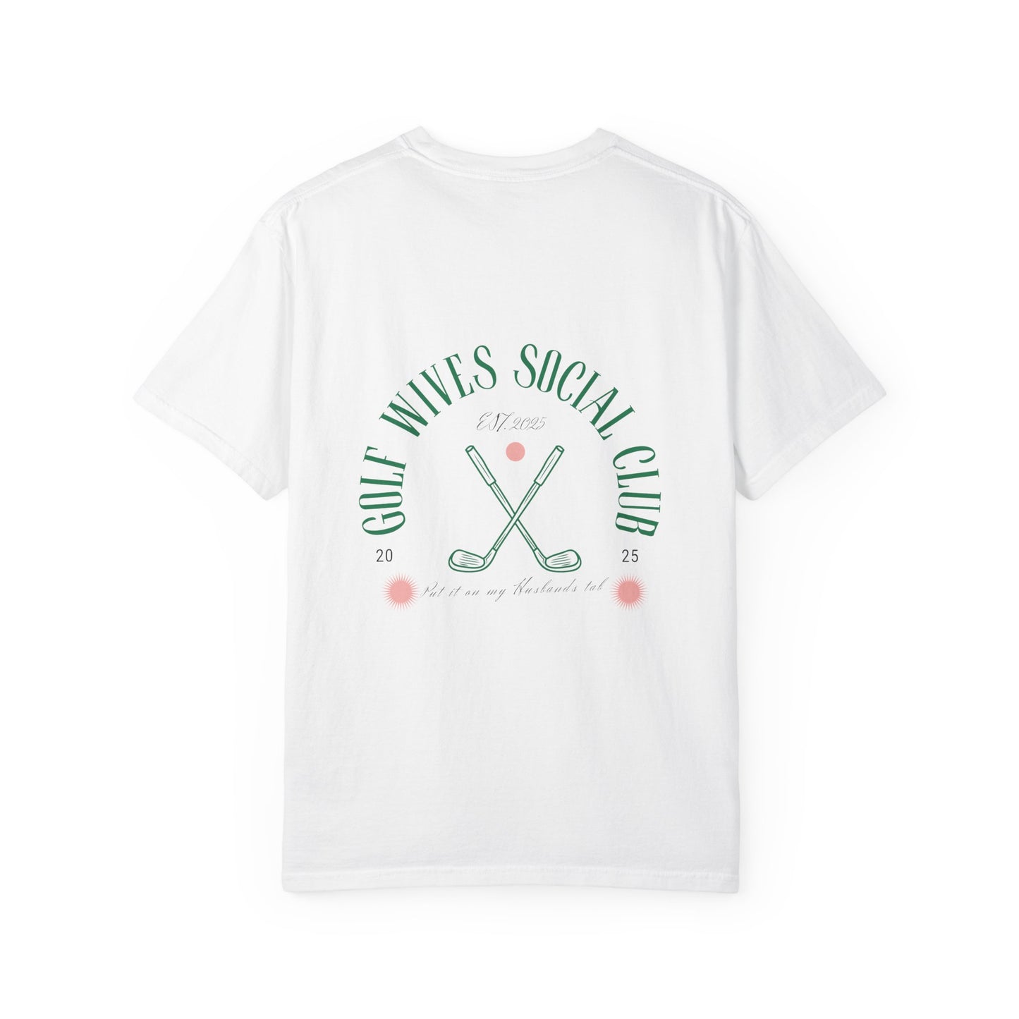 Weekend Warrior Golf-Themed “Golf Wives Social Club” Women’s Tee, Cute Golfer T-shirt, Sporty Style, Women's Golf Apparel