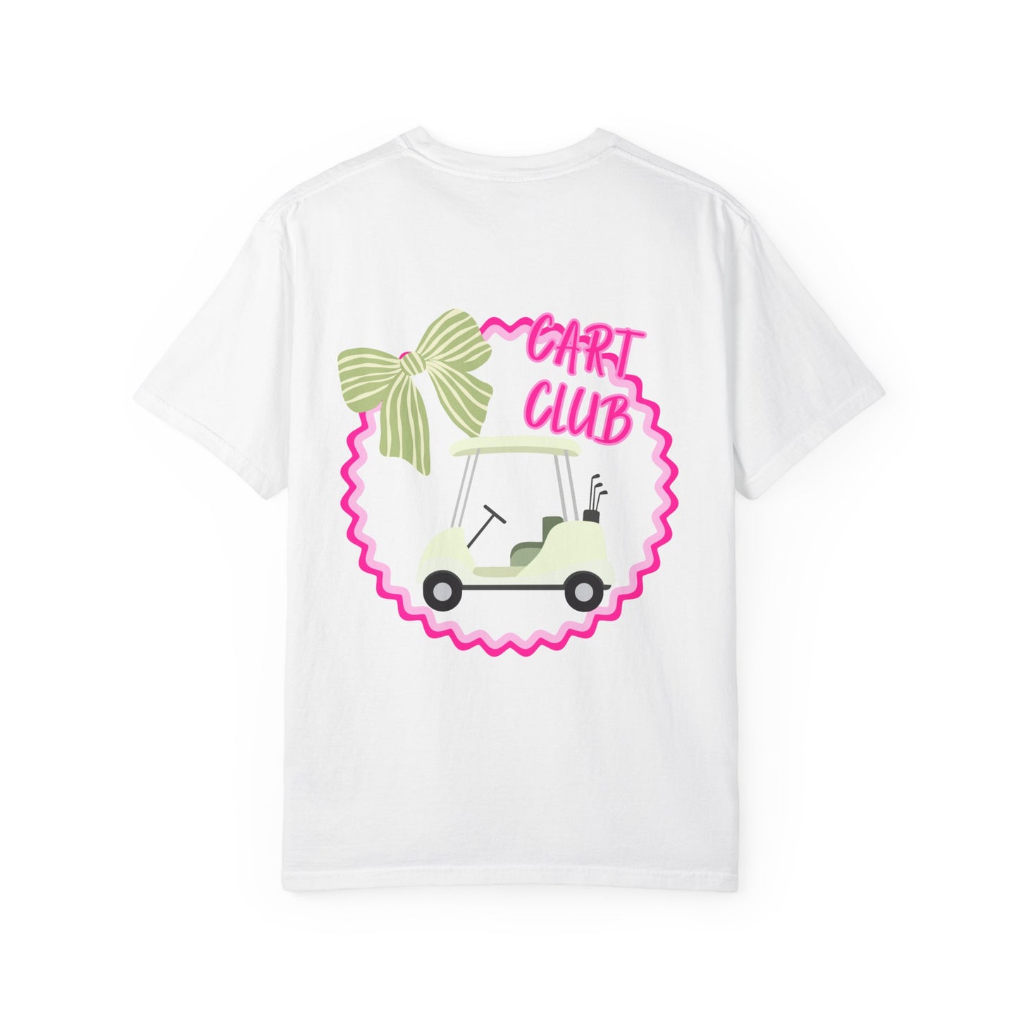 Weekend Warrior Golf “Cart Club” Women’s Tee, Cute Golfer T-shirt, Sporty Style, Women's Golf Apparel