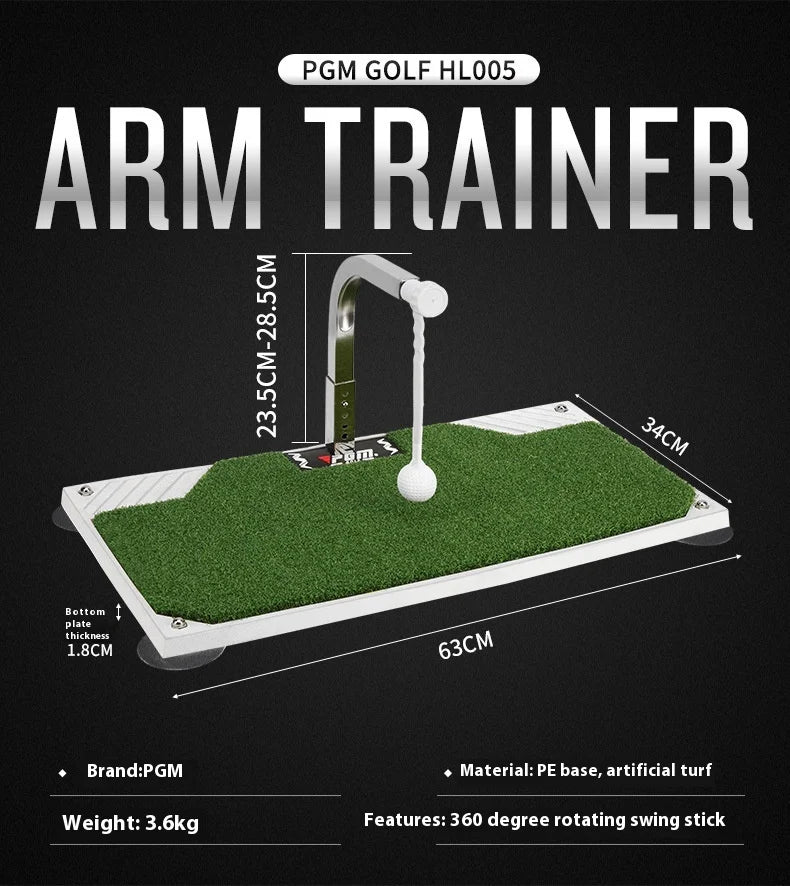 360° Golf Swing Trainer – Indoor Rotating Swing Pad with Auto Ball Return