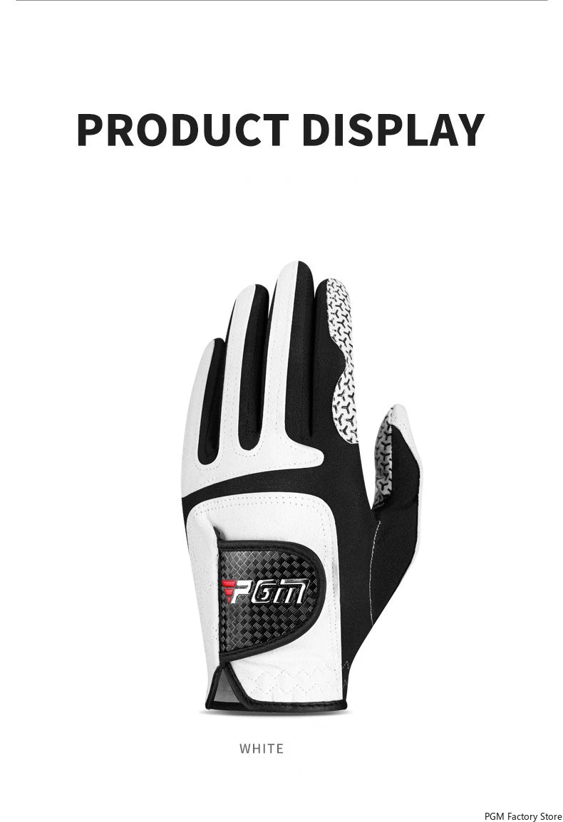 Microfiber Golf Glove – Breathable, Non-Slip Training Glove (Left & Right Hand Options)
