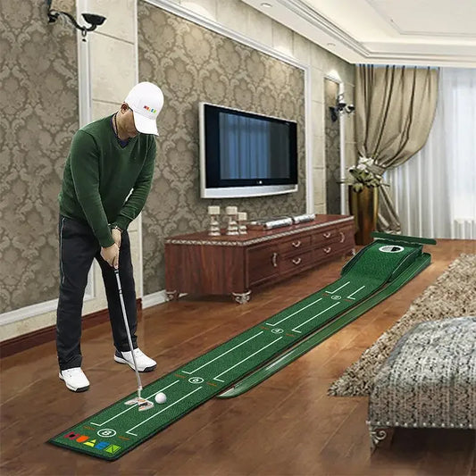 Mini Golf Putting Mat – Indoor & Outdoor Auto-Return Practice Green
