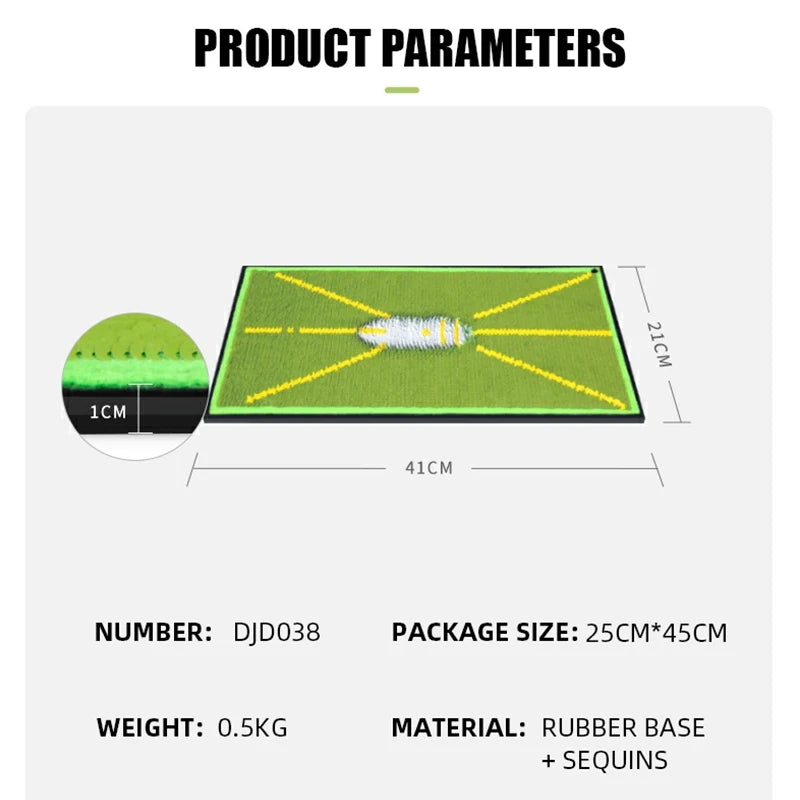 Swing Path Trainer Mat – Instant Feedback Golf Swing Detection Pad