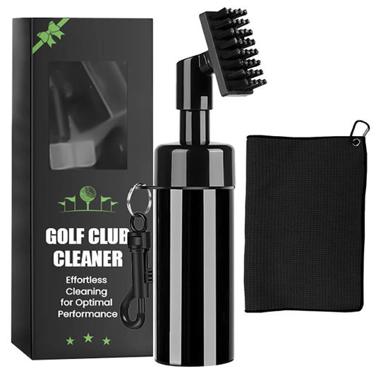 Pro Golf Club Cleaner Kit – Water Brush + Towel Combo for Club & Ball Cleaning