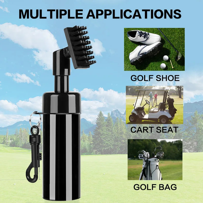 Pro Golf Club Cleaner Kit – Water Brush + Towel Combo for Club & Ball Cleaning