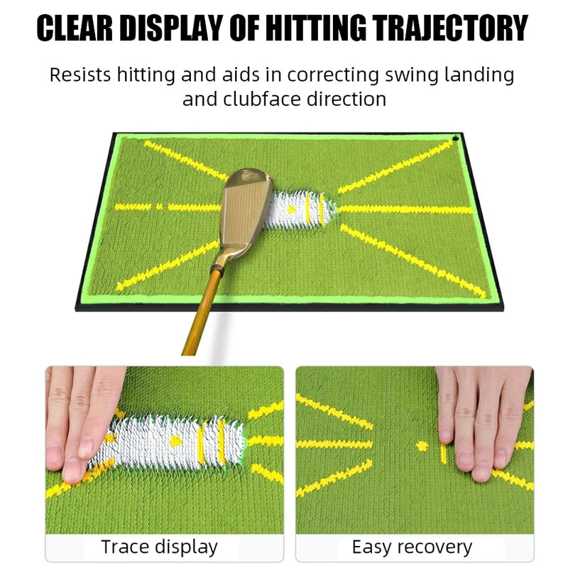 Swing Path Trainer Mat – Instant Feedback Golf Swing Detection Pad