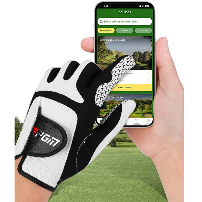 Microfiber Golf Glove – Breathable, Non-Slip Training Glove (Left & Right Hand Options)