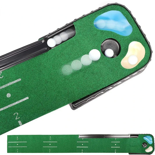 Indoor Putting Mat – Auto-Return Trainer for Home or Office